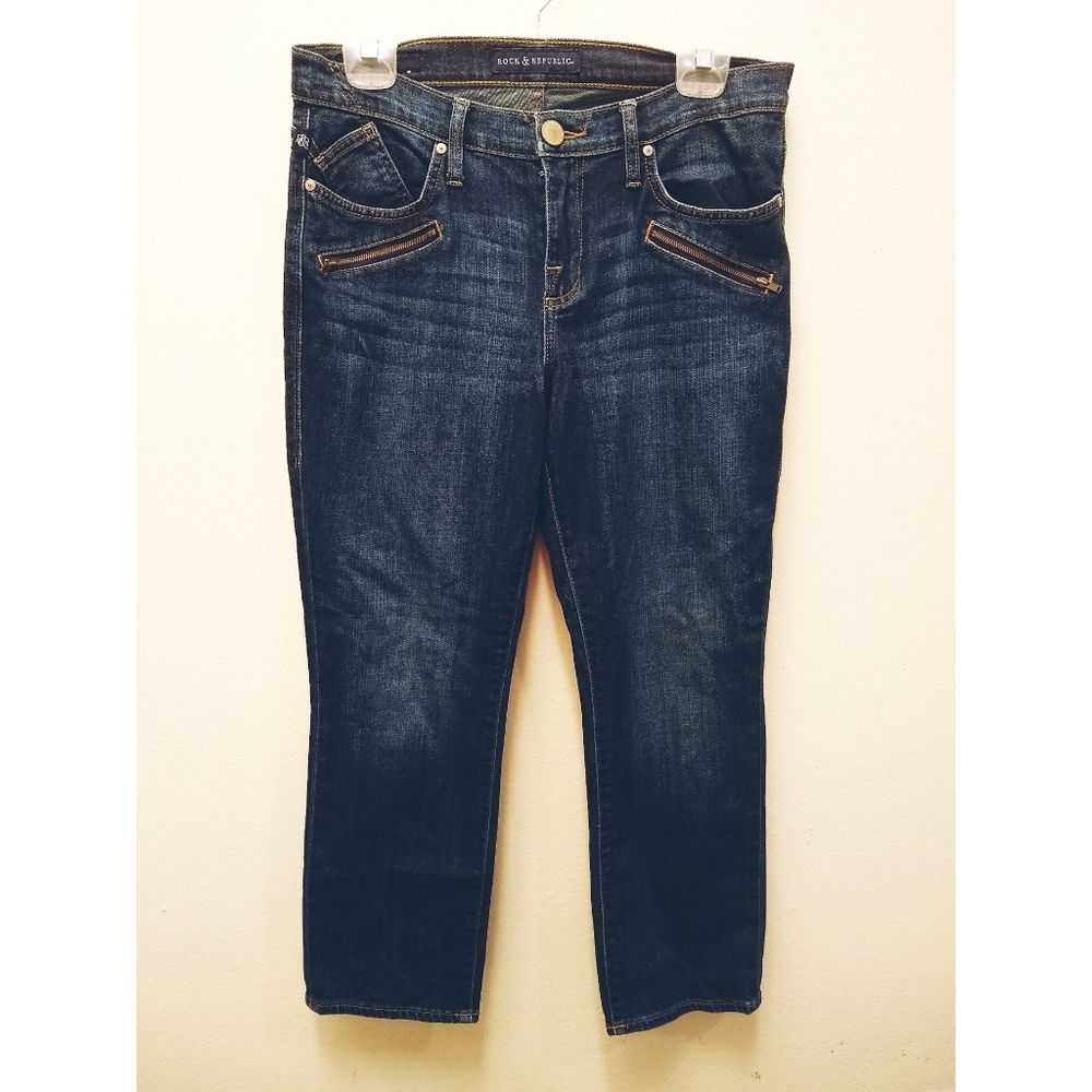 Rock & Republic Kendall Mid Rise Capri Jeans
